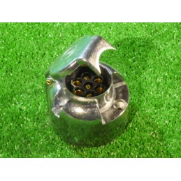 7-pole electrical socket in a metal housing