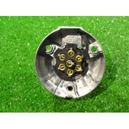 7-pole electrical socket in a metal housing