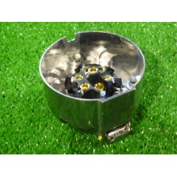 7-pole electrical socket in a metal housing