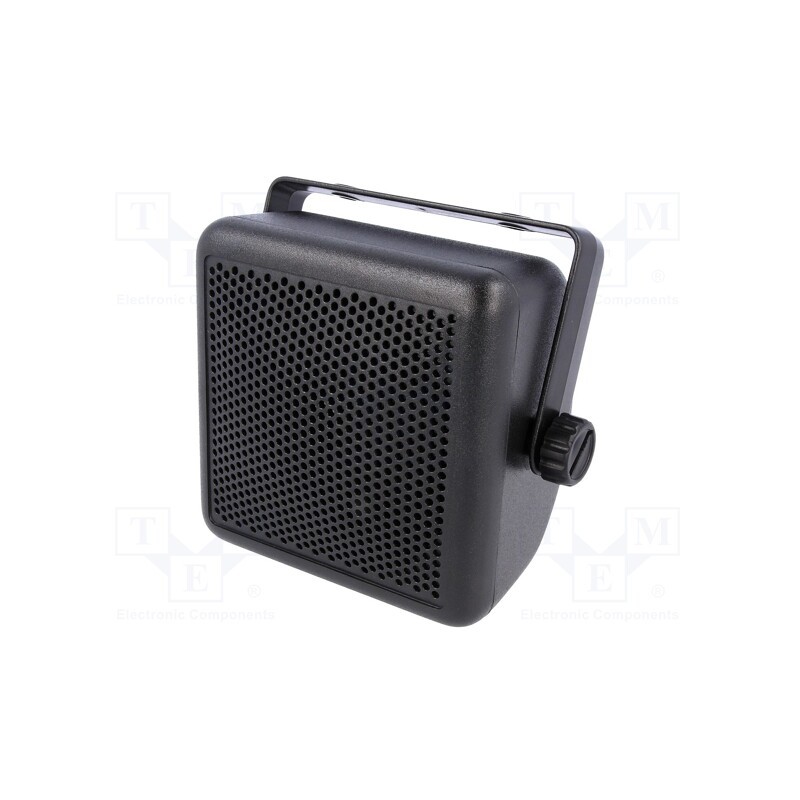 1 pcs x PER.PIC. - BOX0006-05 - Car loudspeaker enclosure, plastic, black, 87mm