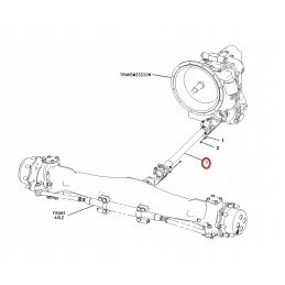 Front drive shaft cat 428e 444e 3043266