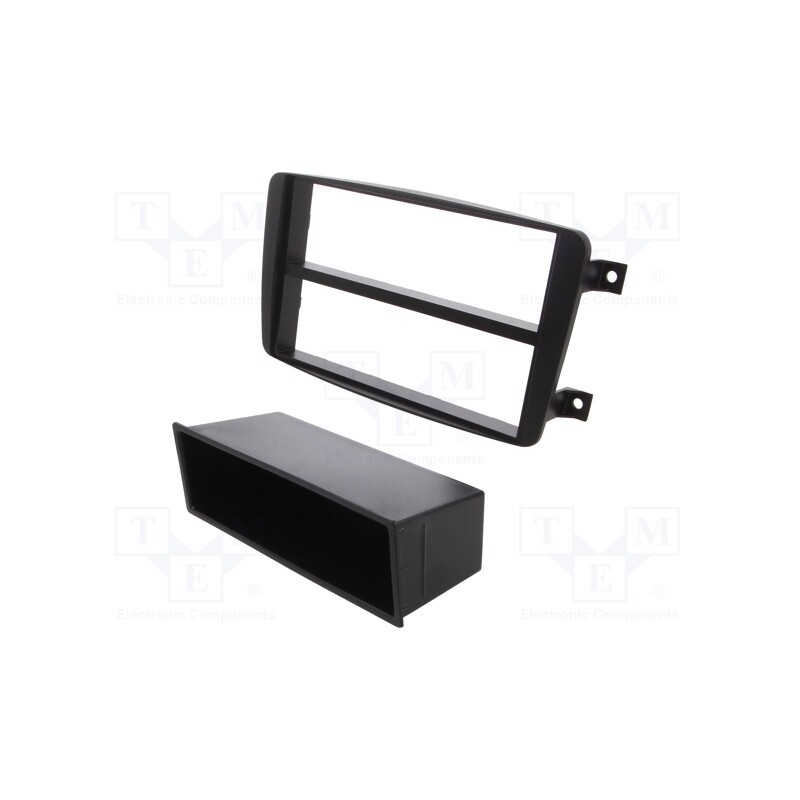1 pcs x PER.PIC. - MA50001-05 - Radio frame, Mercedes, 2 ISO, black