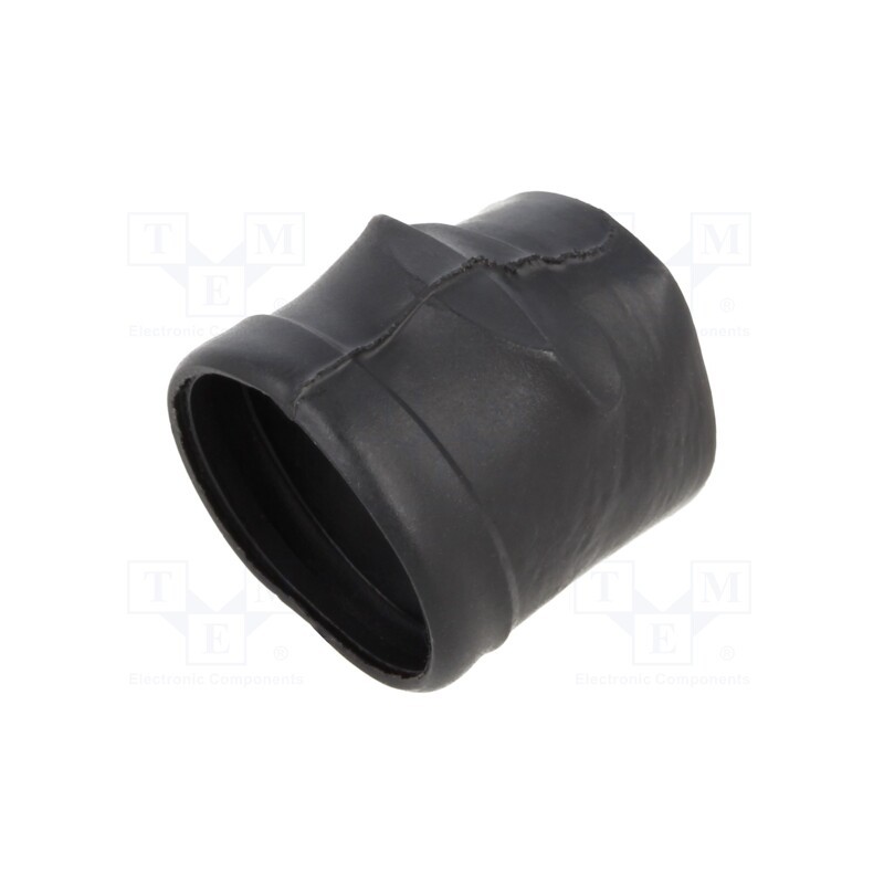 1 pcs x TE Connectivity - 224W221-25-G03-0 - Heat shrink boot, glueless,angular, 9.3mm, black, -75÷175°C