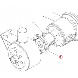 Caterpillar 428b 7w6754 air filter insert