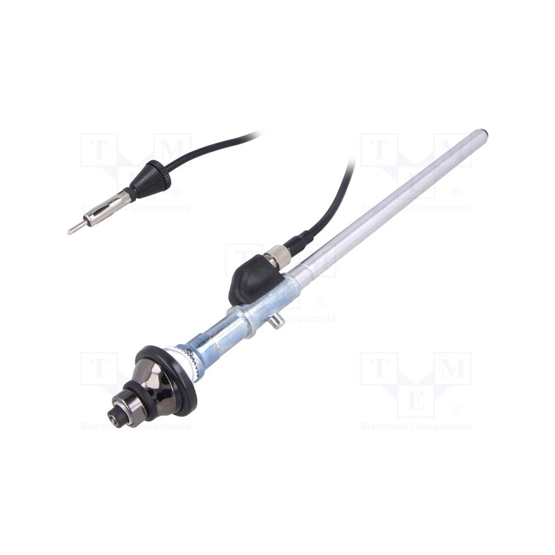 1 pcs x CALEARO - 7677153 - Antenna, telescopic, 0.9m, AM,FM, universal, 1.5m, black,silver