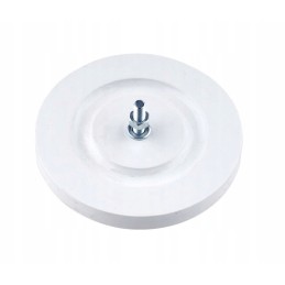 Round reflector, screwed on with a red screw