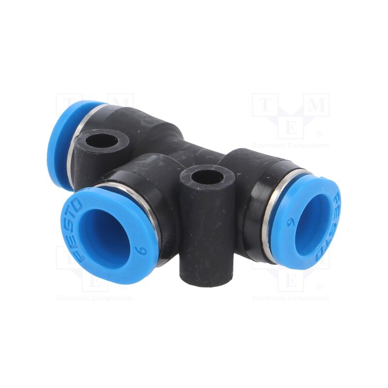 1 pcs x FESTO-153367 - Push-in fitting, T-tap splitter, -0.95÷6bar, PBT, QSM, Øout: 6mm