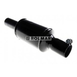 Enameled muffler c 330 360 spark arrestor