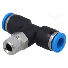 1 pcs x FESTO-153107 - Tee fitting, plug-in, -0.95÷6bar, polymer, Thread: R 1/8', 6mm