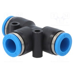 1 pcs x FESTO-153130 - Push-in fitting, straight,T-tap splitter, -0.95÷6bar, PBT, QS