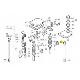Hatz 1d81 1d90 valve seal 50634900