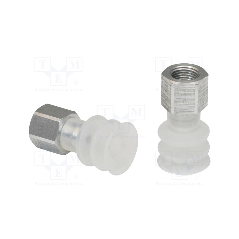1 pcs x SCHMALZ-FSG-18-SI-55-G1/8-IG - Suction cup, 18mm, G1/8-IG, Shore hardness: 55, 1.35cm3, FSG