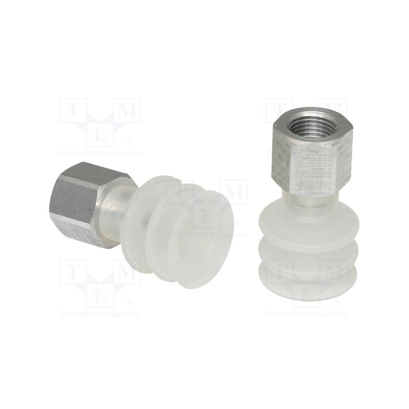 1 pcs x SCHMALZ-FSG-20-SI-55-G1/8-IG - Suction cup, 20mm, G1/8-IG, Shore hardness: 55, 2.298cm3, FSG