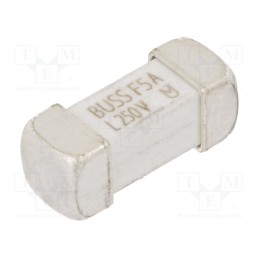 1 pcs x EATON/BUSSMANN - TR-1245UMFF5-R - Fuse: fuse, quick blow, 5A, 350VAC, 250VDC, soldered,SMD, ceramic