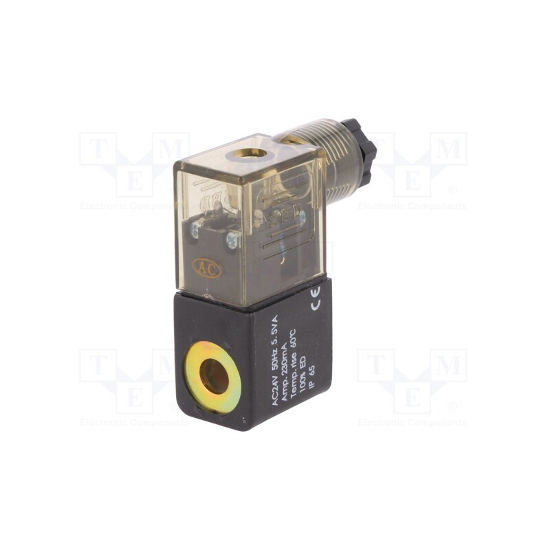 1 pcs x PNEUMAT-MS02450-KPL - Coil for solenoid valve, IP65, 4.8W, 24VAC, A: 20.8mm, B: 29mm