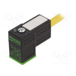 1 pcs x MURR ELEKTRONIK-7000-80021-0260500 - Valve connector, plug, Type: C, PIN: 4, 8mm, female, 24VDC, 4A, 24VAC