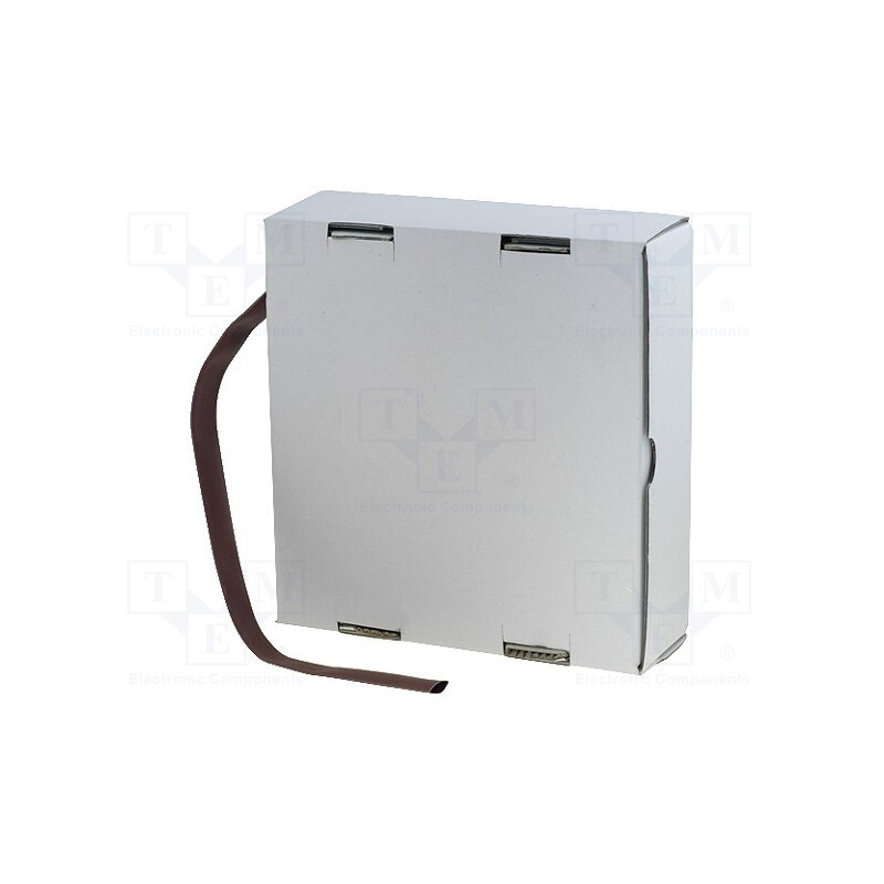 1 rol x CYG/KTG - CB-HFT(2X) 9.5 BOX BR - Heat shrink sleeve, glueless, 2: 1, 9.5mm, brown, polyolefine