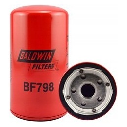 Spin on Baldwin BF798 fuel filter