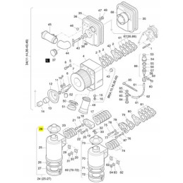 Hatz air filter cover hatz 40036700