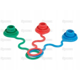 Stauff red PVC cap fits 1