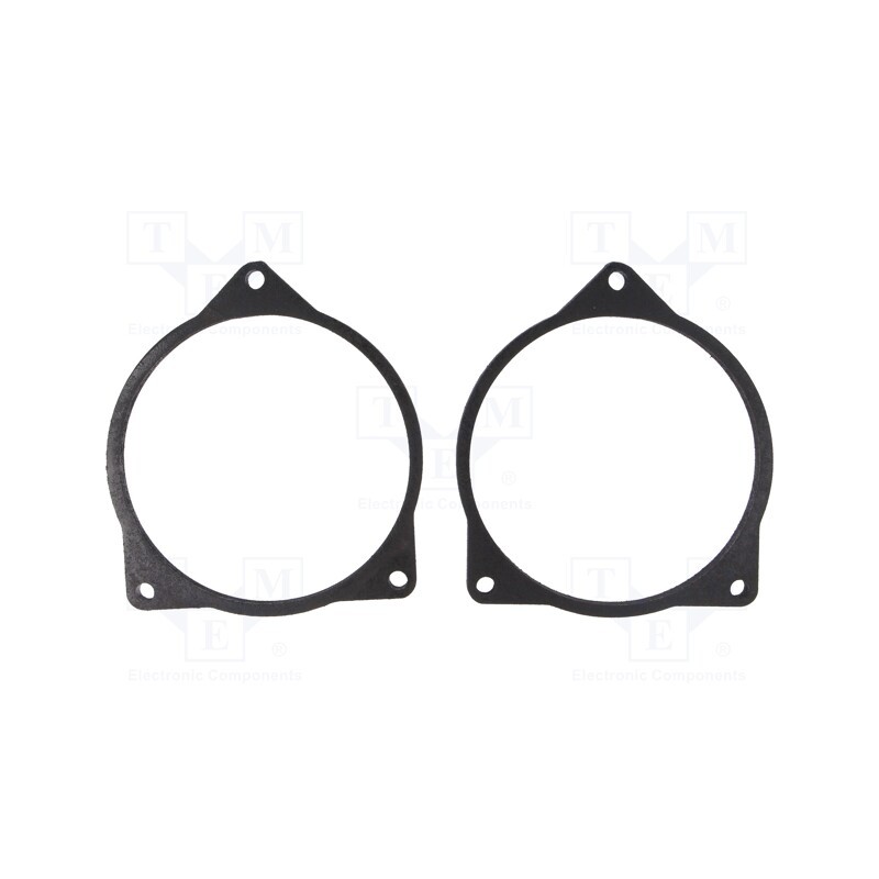 1 set x BASSER - DMBMW11 - Spacer ring, MDF, 100mm, BMW, impregnated, 2pcs.