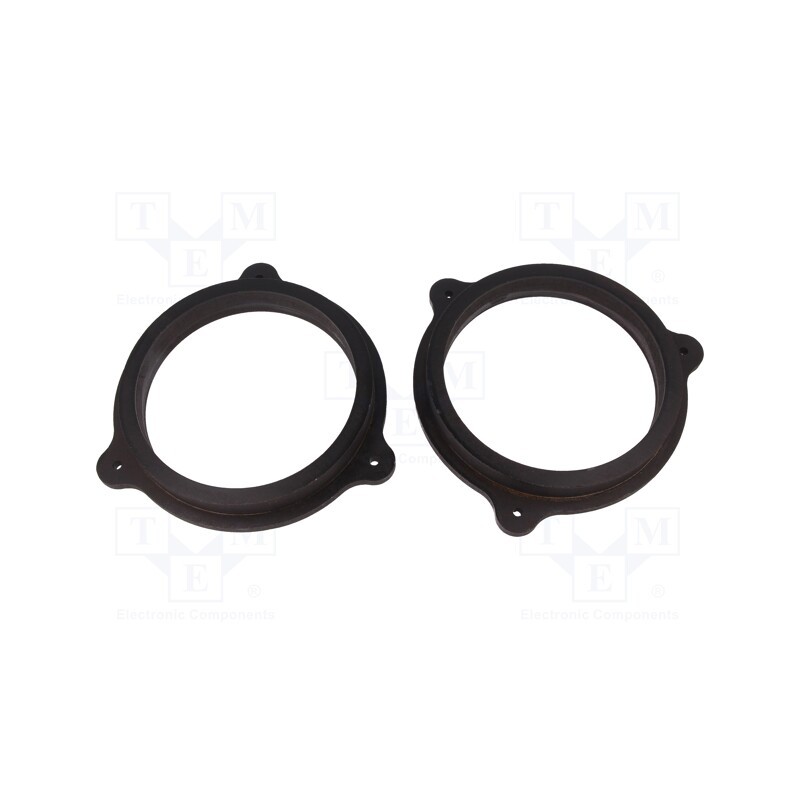 1 set x BASSER - DMNISS03 - Spacer ring, MDF, 165mm, Nissan, impregnated, 2pcs.