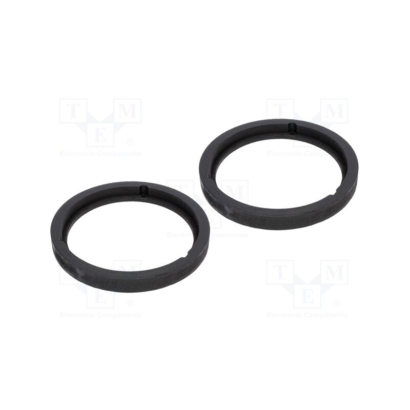1 set x BASSER - DMHOND05 - Spacer ring, MDF, 165mm, Honda, impregnated, 2pcs.