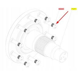 102553472 wheel bolt m22 x 1 5 x 75
