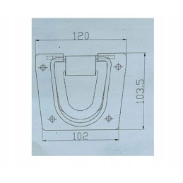 Ladder mounting strap holder 2 tons, very strong