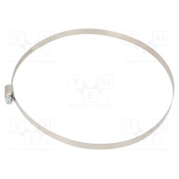 1 pcs x PNEUMAT-158/170-190/W2 - Cable tie, Ø: 170÷190mm, W: 9mm, Material: chrome steel AISI 430