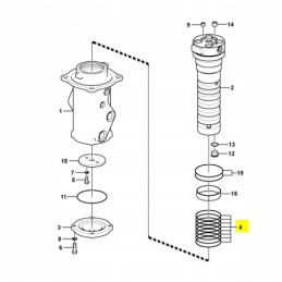 Sealing of the Volvo excavator swing column