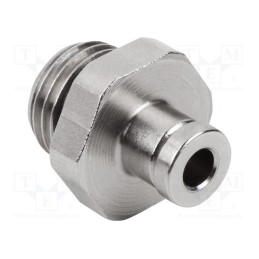 1 pcs x SCHMALZ-STV-GE-G1/4-AG-4 - Straight push-in fitting, G1/4-AG, -20÷80°C, 4mm, STV-GE