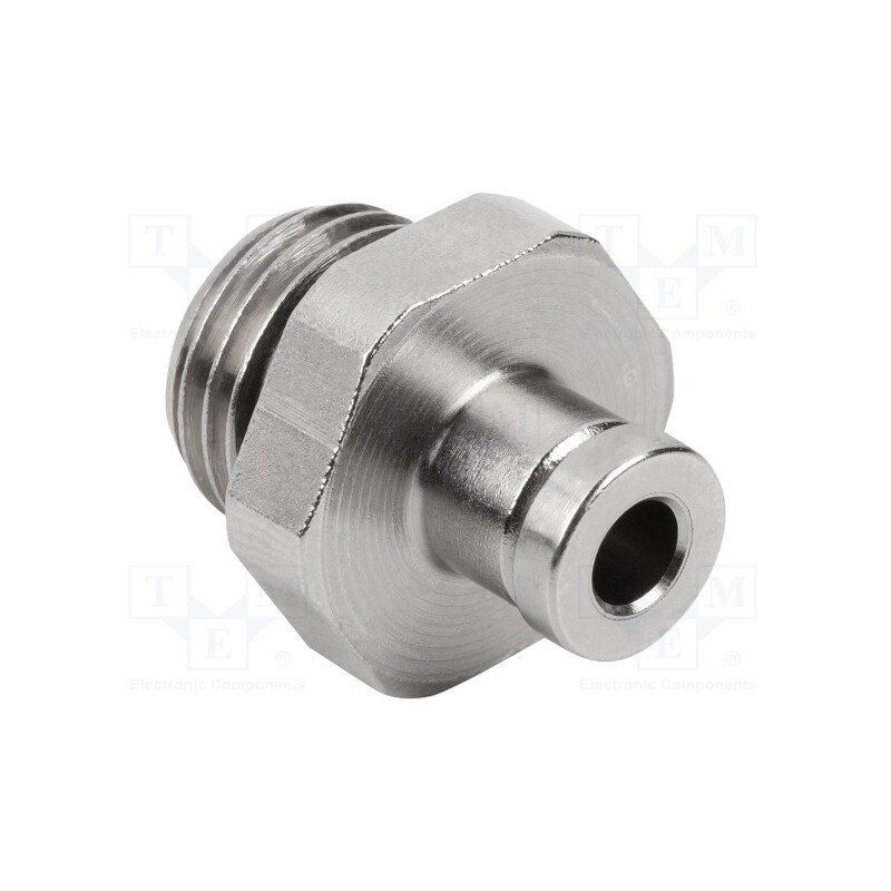 1 pcs x SCHMALZ-STV-GE-G1/4-AG-4 - Straight push-in fitting, G1/4-AG, -20÷80°C, 4mm, STV-GE