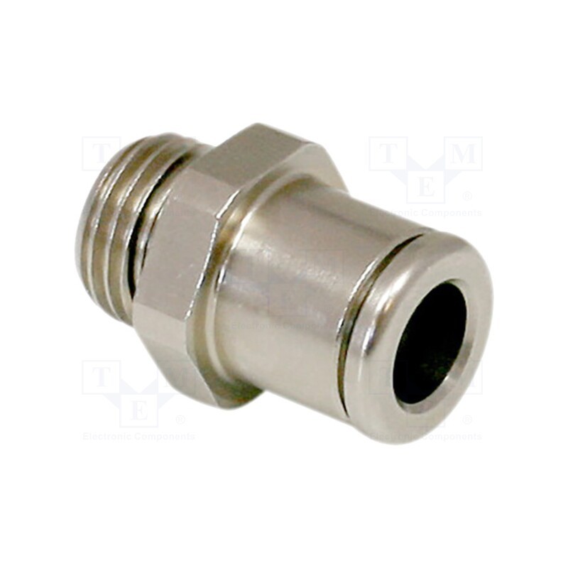 1 pcs x SCHMALZ-STV-GE-G1/8-AG-8 - Straight push-in fitting, G1/8-AG, -20÷80°C, 8mm, STV-GE
