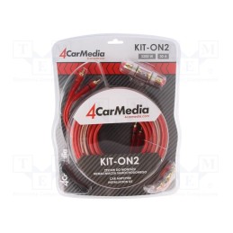 1 set x 4CARMEDIA - KIT-ON2 - Car amplifier install set, 3200W, 30A