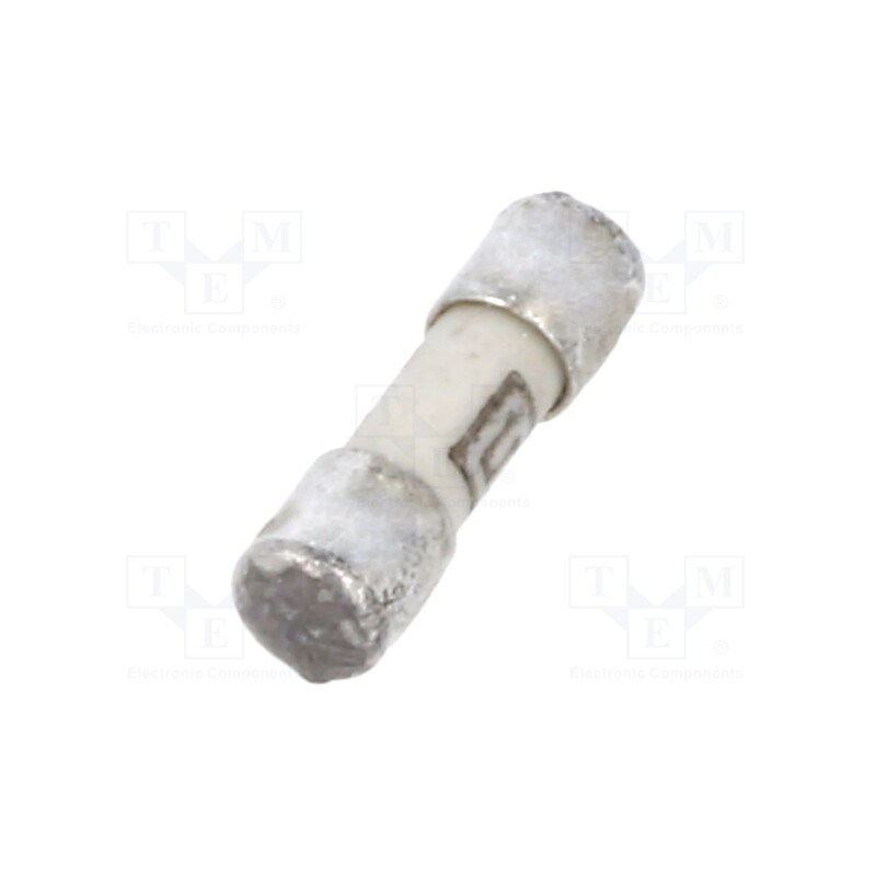 1 pcs x SCHURTER - 7010.9860.63 - Fuse: fuse, quick blow, 3.5A, 125VAC, 125VDC, ceramic,cylindrical