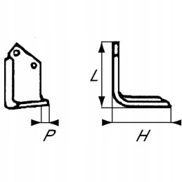 Kverneland Maletti Landsberg 010 tiller blade