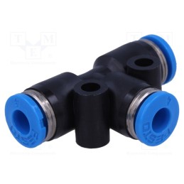 1 pcs x FESTO-153076 - Push-in fitting, angled 90°, -0.95÷6bar, Gasket: NBR rubber, QS