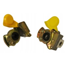 Pneumatic connector m16x1 5 yellow, set of 2 pcs