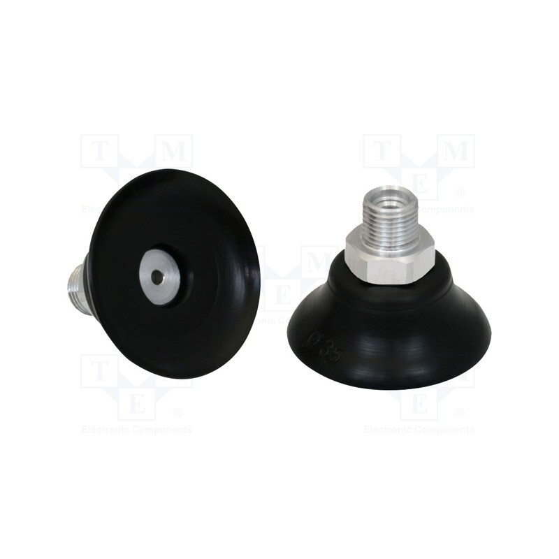 1 pcs x SCHMALZ-PFYN-35-NBR-55-G1/8-AG - Suction cup, 35mm, G1/8-AG, Shore hardness: 55, 2.7cm3, 44N, PFYN