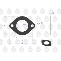 Head gasket set C 330 original Ursus