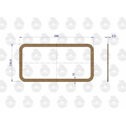 Head gasket set C 330 original Ursus