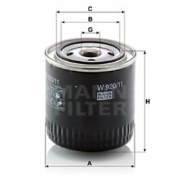 Mann filter oil filter in 920 11