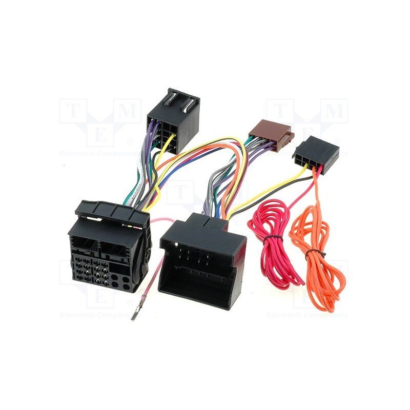 1 pcs x 4CARMEDIA - 59010 - Cable for THB, Parrot hands free kit, Audi,Seat,VW,Škoda