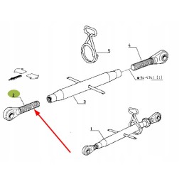 7701027760 upper rear linkage lever