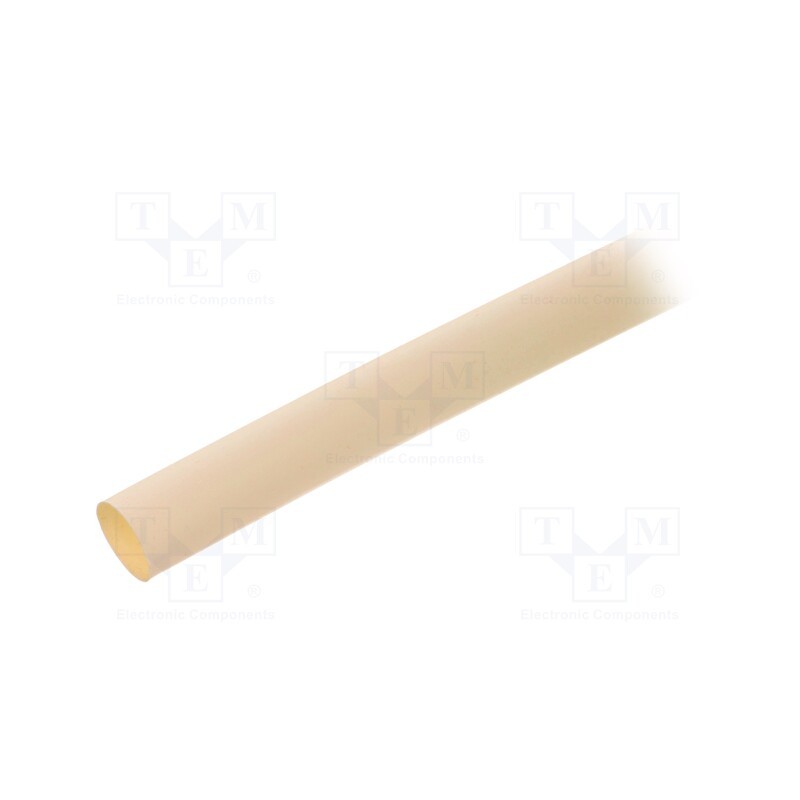 1 pcg x ALPHA WIRE - FIT2211/2 WHITE 5X4 FT -AS - Heat shrink sleeve, 2: 1, 12.7mm, L: 1.2m, white, polyolefine, 5pcs.