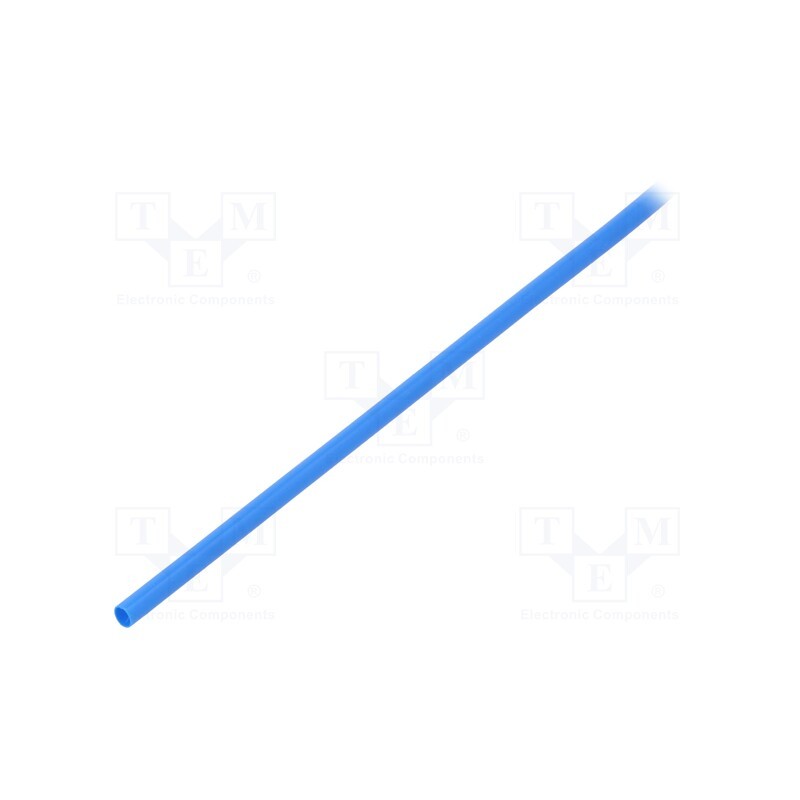 1 pcs x 3M - 7000099231 - Heat shrink sleeve, thin walled, 3: 1, 3mm, L: 1m, blue, GTI 3000