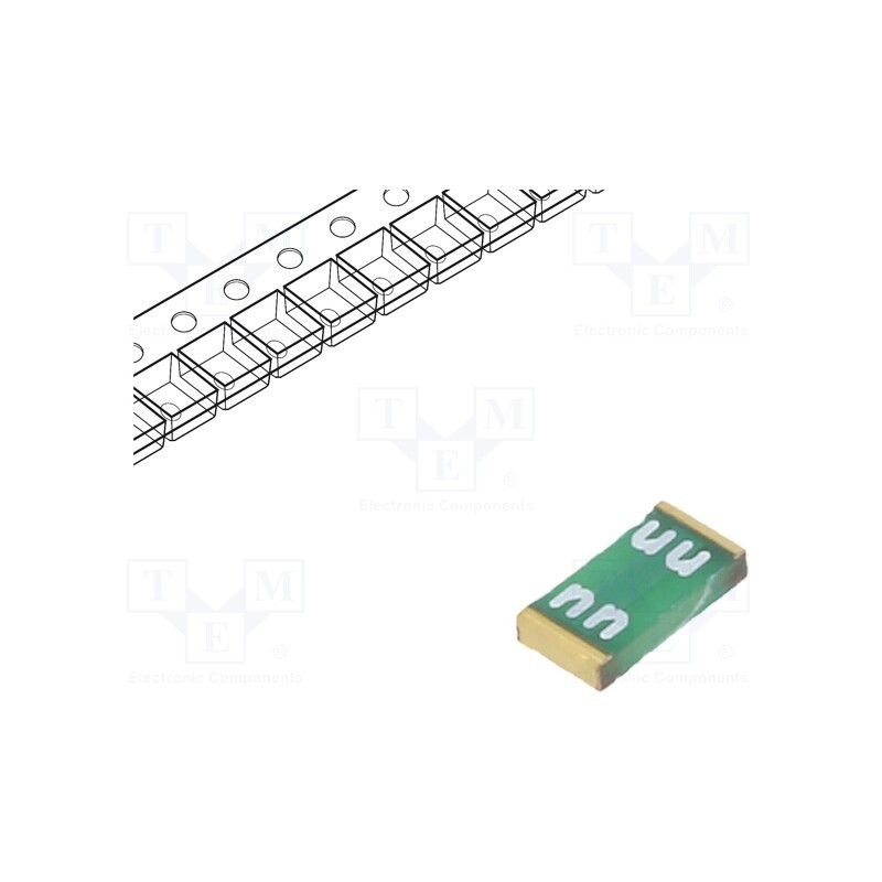 1 pcs x SCHURTER - 3413.0327.22 - Fuse: fuse, time-lag, 8A, 32VAC, 63VDC, SMD, 3.2x1.6mm, copper, UST
