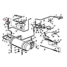 Ursus c 330 regulator oil separator cable 42480211