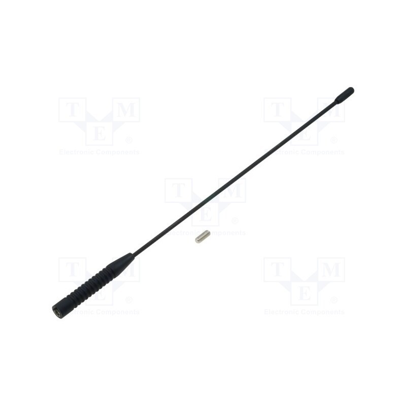 1 pcs x PER.PIC. - A00103 - Antenna mast, 0.35m, M6, inside, Renault, black